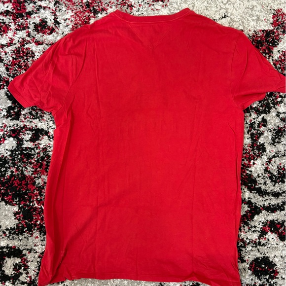 Tommy Hilfiger Red Logo 'Property of Hilfiger' Tee - Picture 5 of 5